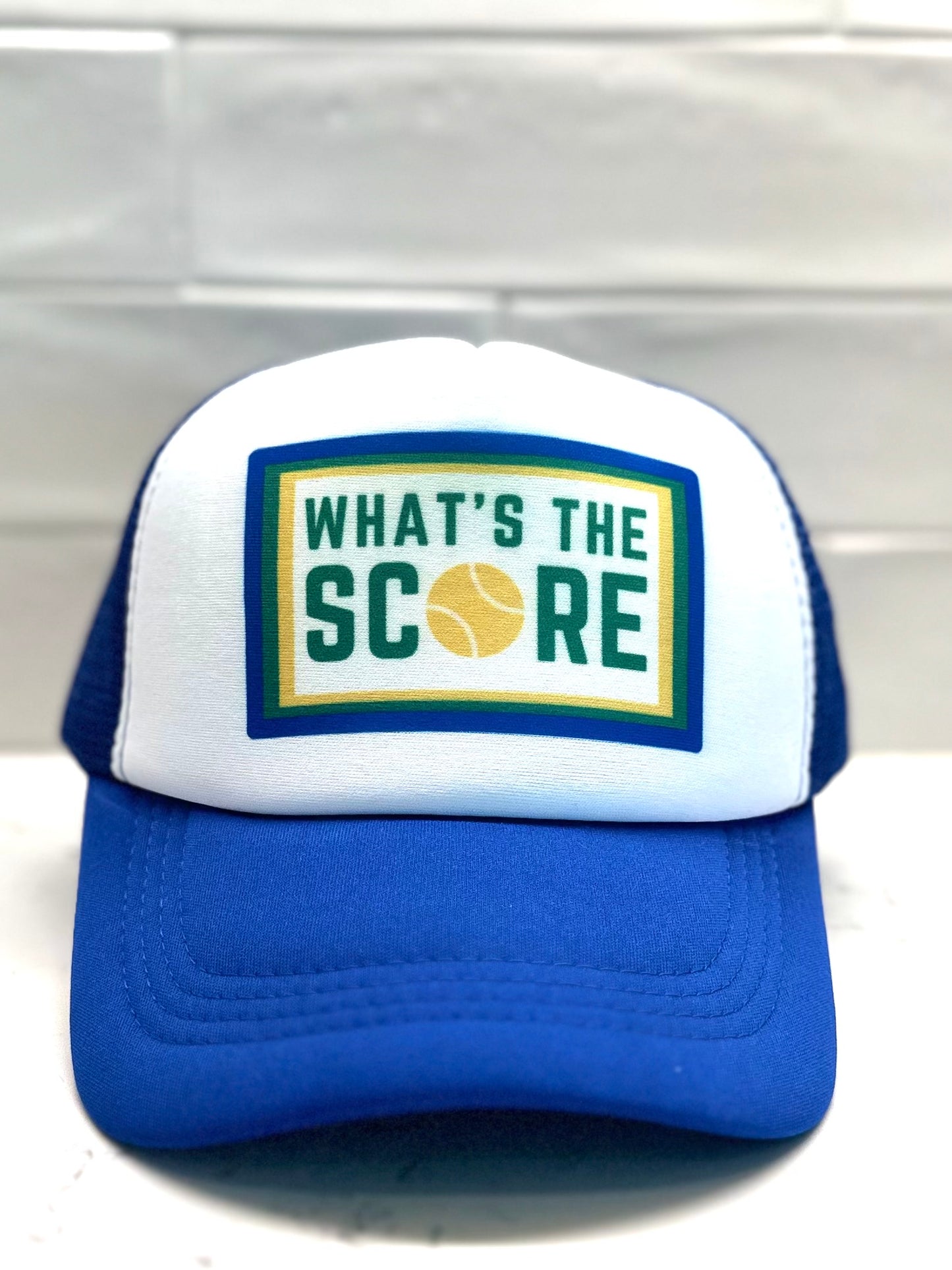 What's The Score Tennis Hat