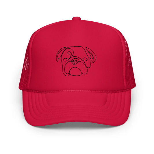 Bulldog Outline Hat