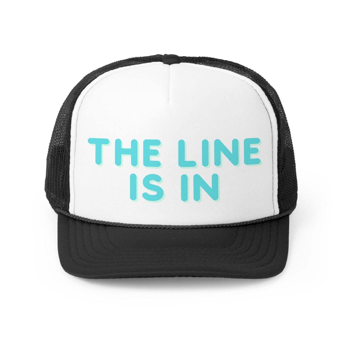 The Line Is In Tennis Trucker Hat