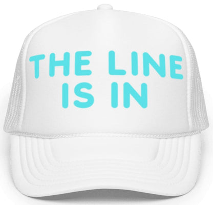 The Line Is In Tennis Trucker Hat