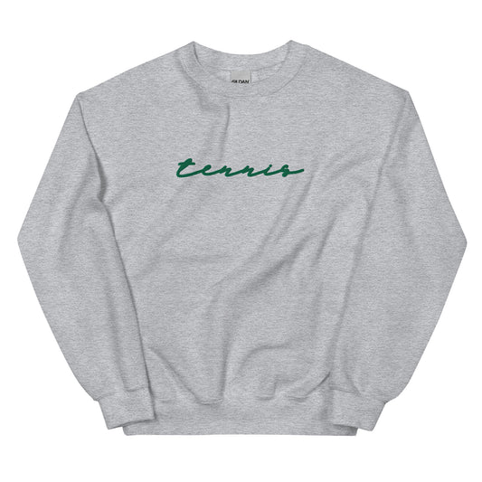 Tennis Embroidered Sweatshirt