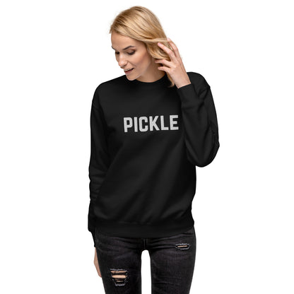 Pickleball Embroidered Unisex Premium Sweatshirt