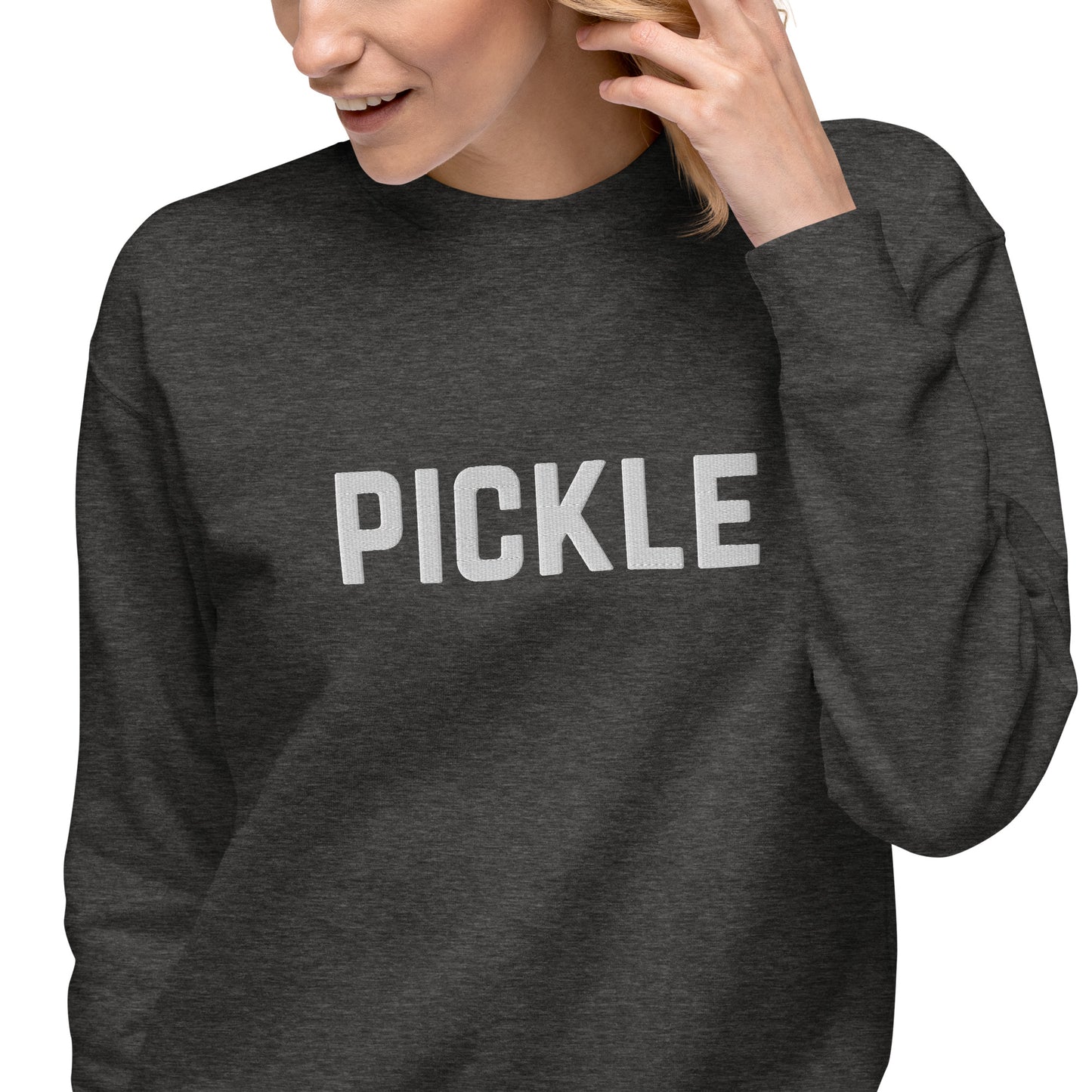 Pickleball Embroidered Unisex Premium Sweatshirt