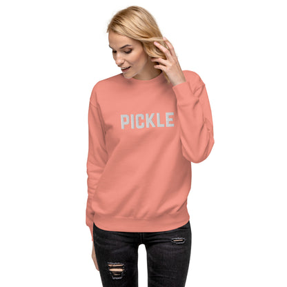 Pickleball Embroidered Unisex Premium Sweatshirt