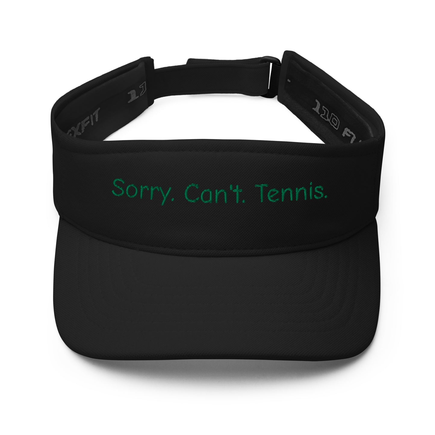 Sorry Can't Tennis Embroidered Visor