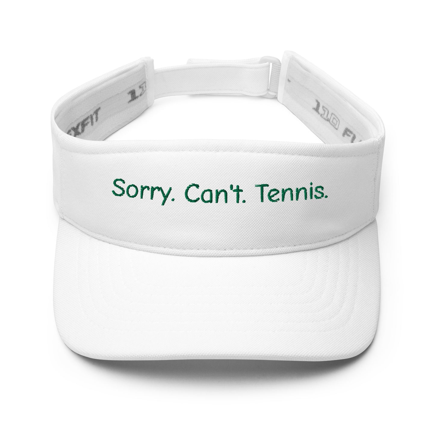 Sorry Can't Tennis Embroidered Visor